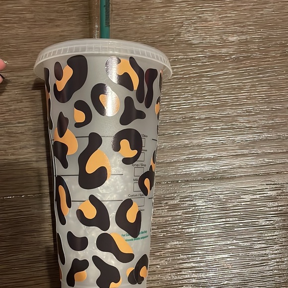 Brand new Starbucks “mama needs coffee” coffee cup with straw. Cold reusable cup - Picture 3 of 4